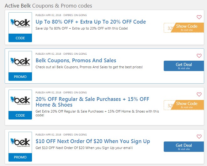 Belk Free Shipping Code No Minimum: $10 OFF $20 Coupon 2022