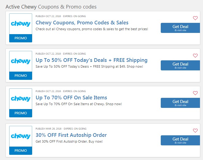 Chewy 25 OFF Coupon First Order 2024 15 OFF Coupon Code