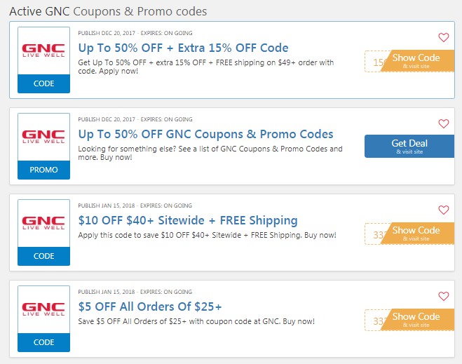 GNC Coupon 20 2025 20 OFF Free Shipping Coupon