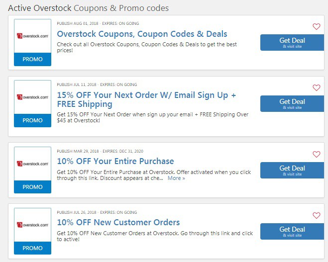 Overstock 15 OFF Coupon 2024 20 OFF New Customer Coupon