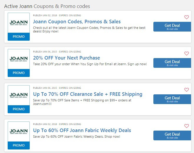 Joanns Coupons 20 OFF Entire Purchase 2023 50 OFF Coupon