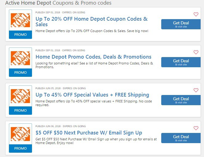 Home Depot 10 OFF Coupon Moving 10 OFF Code Online