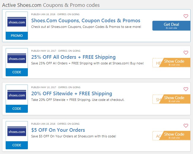 Shoes.com 30% OFF| Coupon 40 Percent OFF Promo Code 2022