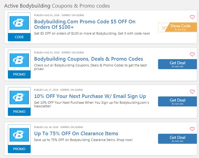 Bodybuilding Promo Code 10 Percent OFF: 10% OFF Code 2022