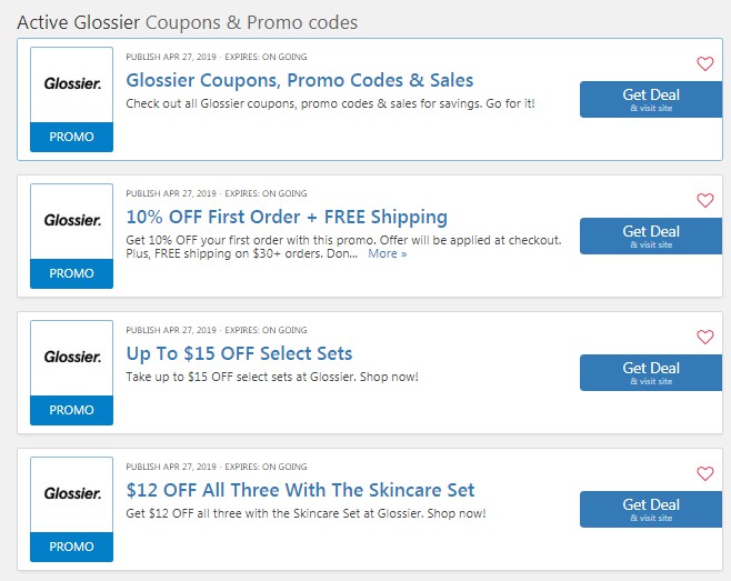 Glossier 10% OFF First Order: (10% OFF Your First Purchase)