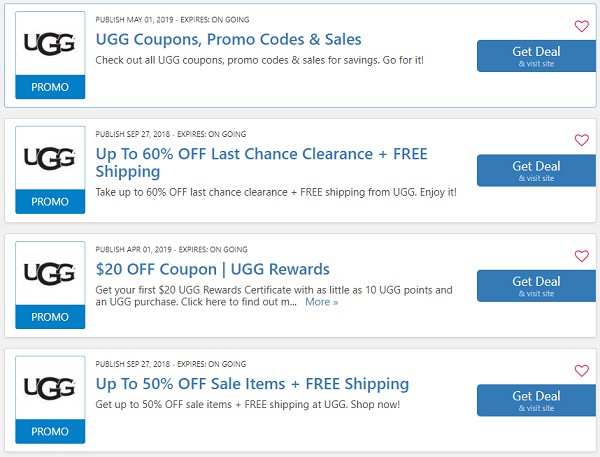 ugg coupons online