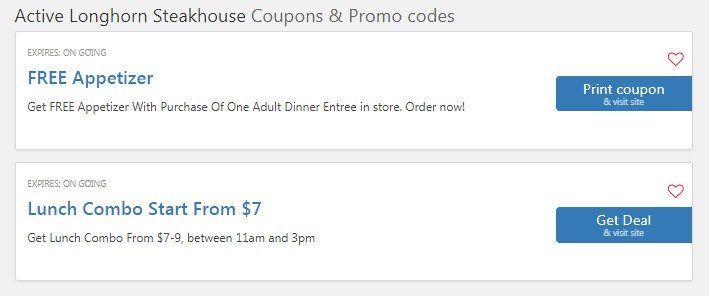 Longhorn Coupon $10 OFF $50: Promo Code $5.00 Coupon 2022
