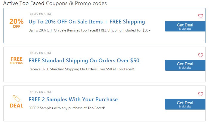 Too Faced 20% OFF First Order: 40% OFF Promo Code 2022