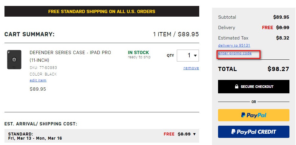 Otterbox 20 Coupon 2022: $10 OFF Promo Code & Deals