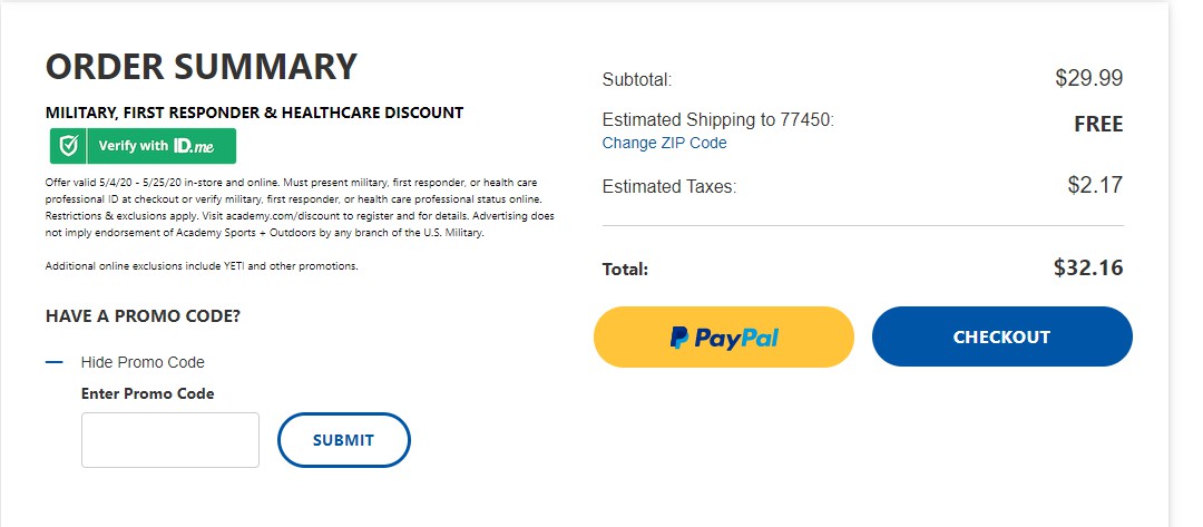 Academy Sports Coupons $10 OFF $25 2022: $20 OFF Coupon